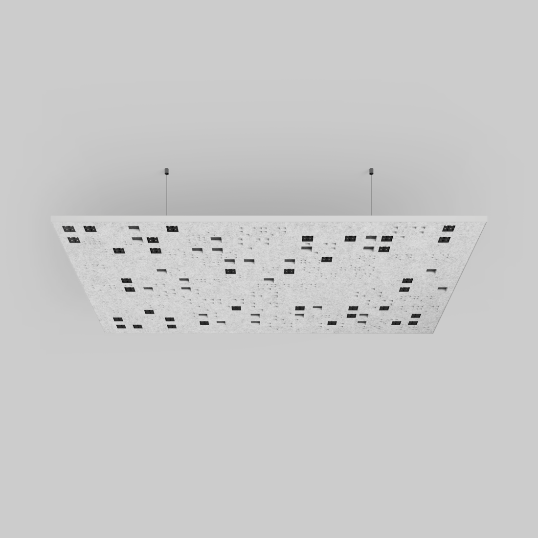 FRACTAL CODE LIGHT acoustic suspended | Deckenleuchten